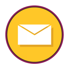 An email icon for getting in touch with Phoenix Athletica in Pocono Summit, PA